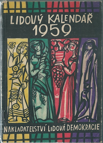 lidokal59 LIDOVÝ KALENDÁŘ 1959 kalendář