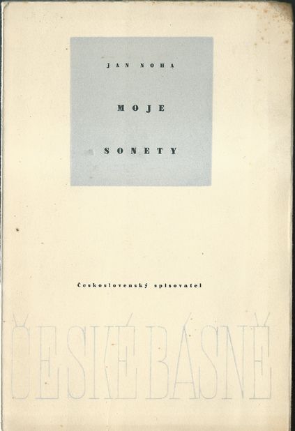 MOJE SONETY – Jan Noha