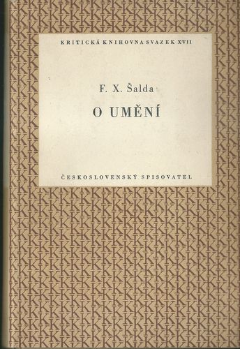 oumsalda O UMĚNÍ – F. X. Šalda