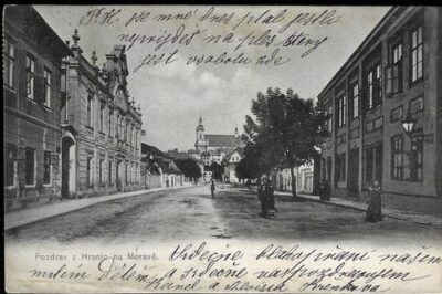 POZDRAV Z HRANIC NA MORAVĚ pohlednice