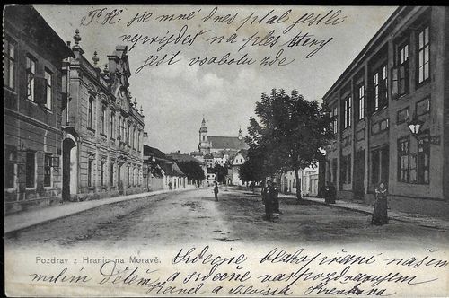 POZDRAV Z HRANIC NA MORAVĚ pohlednice