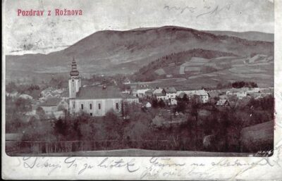 POZDRAV Z ROŽNOVA pohlednice
