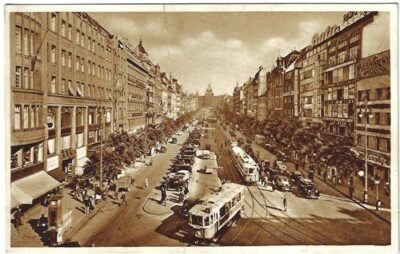PRAHA – VÁCLAVSKÉ NÁMĚSTÍ pohlednice