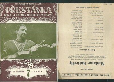 PŘESTÁVKA DIVADLA ZDEŇKA NEJEDLÉHO V OPAVĚ – Dušan Slezák