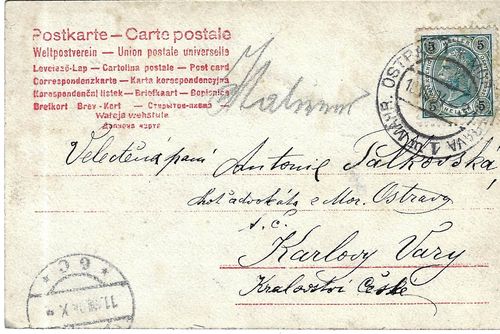 STARÁ FOTOPOHLEDNICE: DÍVKA S JABLKEM – detail 1