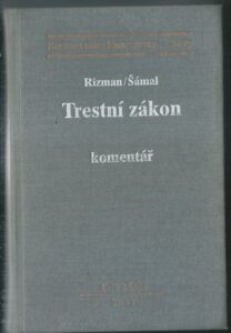 TRESTNÍ ZÁKON – KOMENTÁŘ