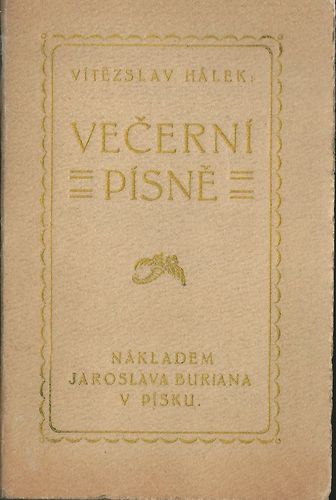vecerpisnjabur VEČERNÍ PÍSNĚ – Vítězslav Hálek