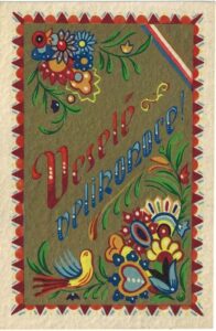 VESELÉ VELIKONOCE – POHLEDNICE S VELIKONOČNÍM MOTIVEM pohlednice