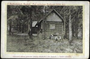 Z RADHOŠŤSKÝCH BESKYD – POD VRCHOLEM KNĚHYNĚ (1208 M.) pohlednice