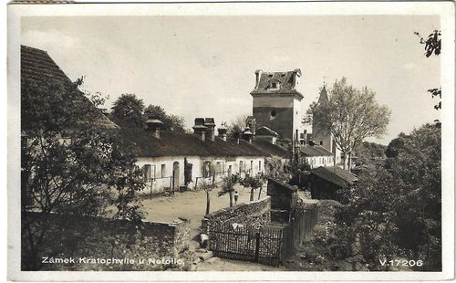 ZÁMEK KRATOCHVÍLE U NETOLIC pohlednice