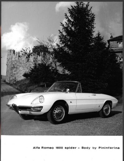 ALFA ROMEO 1900 SPIDER – BODY BY PININFARINA