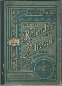 BATOVCŮV ALMANACH – POLITICKÝ KALENDÁŘ A ADRESÁŘ ZEMÍ KORUNY ČESKÉ NA ROK 1906 kalendář