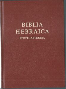 BIBLIA HEBRAICA STUTTGARTENSIA