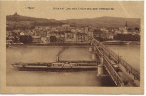 BICK VON LINZ NACH URFAHR UND DEM PÖSTLINGBERG pohlednice