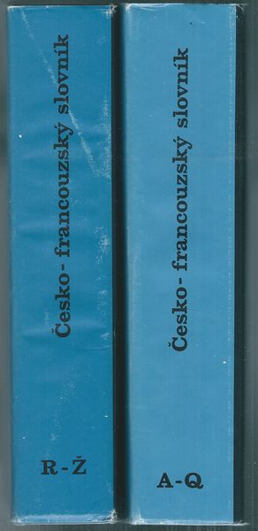 ČESKO-FRANCOUZSKÝ SLOVNÍK – detail 1