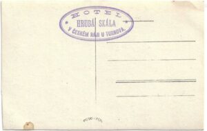 ČESKÝ RÁJ: SKALNÍ MĚSTO U HRUBÉ SKÁLY pohlednice