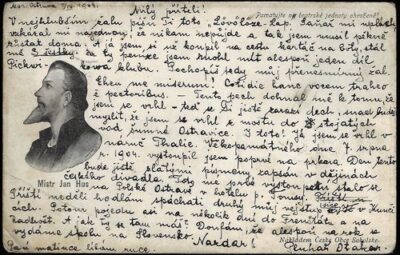 DOPISNICE – MISTR JAN HUS pohlednice