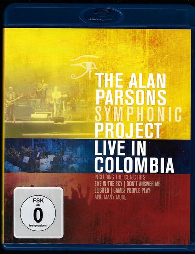 DVD THE ALAN PARSONS SYMPHONIC PROJECT LIVE IN COLOMBIA