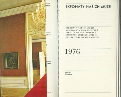 EXPONÁTY NAŠICH MÚZEÍ 1976 kalendář