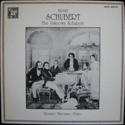 FRANZ SCHUBERT – THE UNKNOWN SCHUBERT LP deska