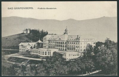JESENÍK – LÁZNĚ (BAD GRÄFENBERG) – PRIESSNITZ-SANATORIUM pohlednice