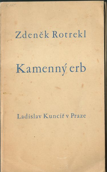 kamerbzk KAMENNÝ ERB – Zdeněk Rotrekl