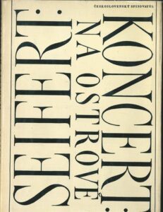KONCERT NA OSTROVĚ – Jaroslav Seifert