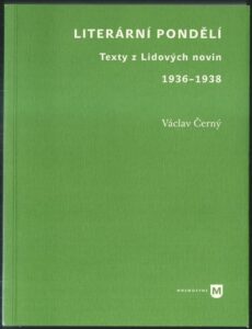 LITERÁRNÍ PONDĚLÍ – TEXTY LIDOVÝCH NOVIN 1936-1938