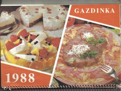NÁSTENNÝ KALENDÁR GAZDINKA 1988 kalendář