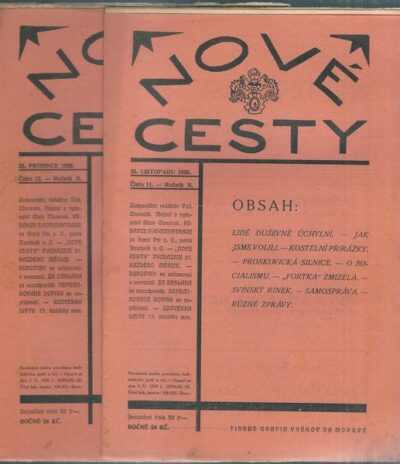 NOVÉ CESTY – ROČNÍK II. – Pokrokový Měsíčník