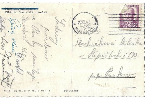 PRAHA: VÁCLAVSKÉ NÁMĚSTÍ – detail 1