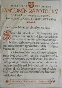 PRESIDENT REPUBLIKY ANTONÍN ZÁPOTOCKÝ