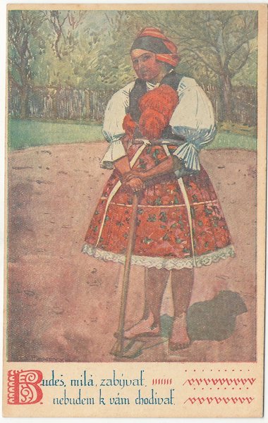 SLOVÁCKÉ PÍSNĚ: BUDEŠ, MILÁ, ZABÝVAŤ – detail 2