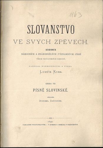 slovvestrletps SLOVANSTVO VE SVÝCH ZPĚVECH – Ludvík Kuba