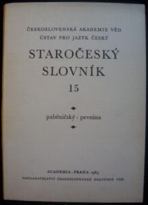 STAROČESKÝ SLOVNÍK 15 – Kolektiv autorů