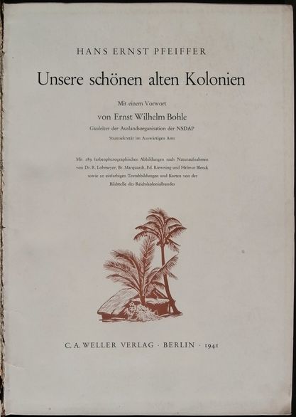 UNSERE SCHÖNEN ALTEN KOLONIEN – detail 1