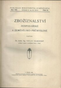 ZBOŽÍZNALSTVÍ – Václav Vilikovský