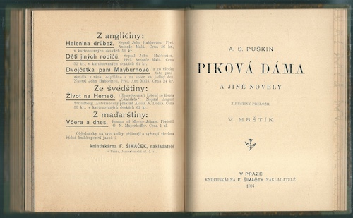 ZLATÝ CHROBÁK / NEŠTĚSTÍ TETY URŠULY / SEDLÁK KAVALÍR / VYUČENÁ V POHOSTINSTVÍ / PIKOVÁ DÁMA – detail 4