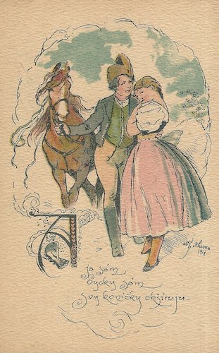 A JÁ SÁM DYCKY SÁM pohlednice