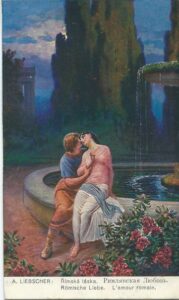 A. LIEBSCHER – ŘÍMSKÁ LÁSKA pohlednice