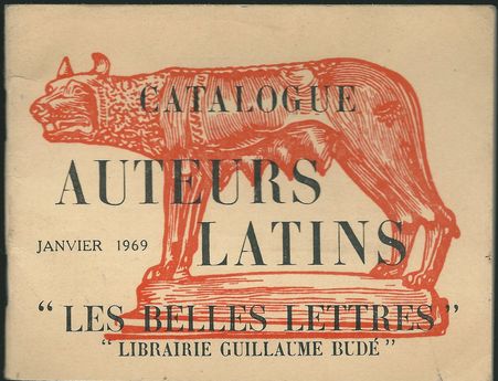 AUTEURS LATINS – Libraire Gullaume Budé