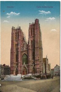 BRUXELLES – CATHEDRAL OF SAINTE-GUDULE pohlednice