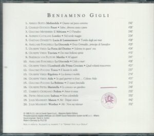 BENIAMINO GIGLI – GRANDI VOCI ALLA SCALA (CD)
