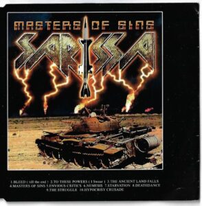 SARISSA – MASTERS OF SINS (CD)