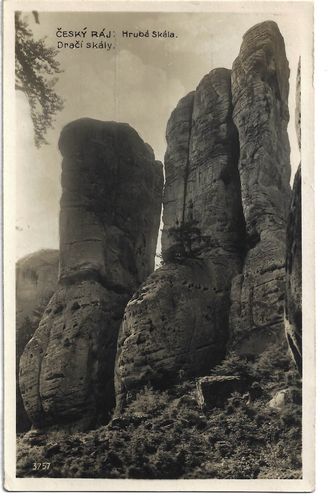 crhsdracskp.pdf ČESKÝ RÁJ: HRUBÁ SKÁL – DRAČÍ SKÁLY pohlednice