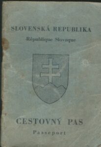 CESTOVNÝ PAS – SLOVENSKÁ REPUBLIKA