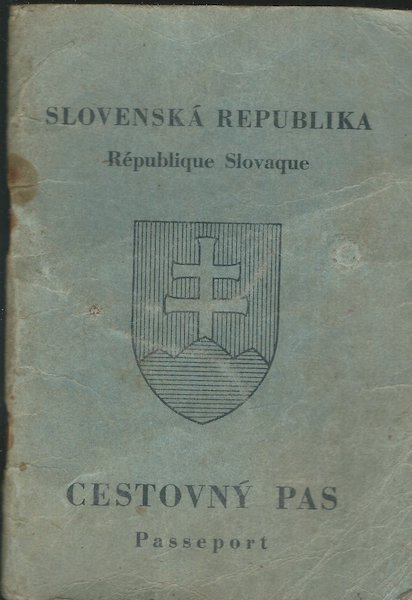 CESTOVNÝ PAS – SLOVENSKÁ REPUBLIKA