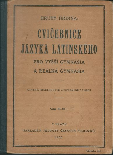 CVIČEBNICE JAZYKA LATINSKÉHO