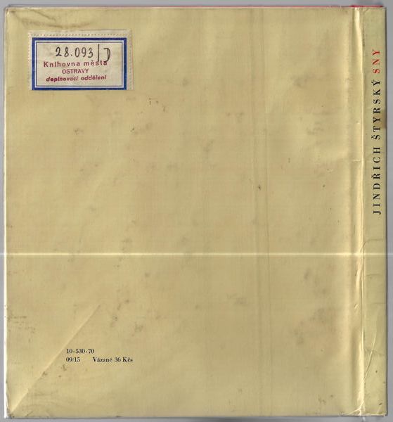 JINDŘICH ŠTÝRSKÝ - SNY – detail 1