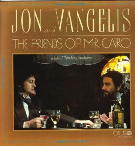JON AND VANGELIS – THE FRIENDS OF MR CAIRO (LP)